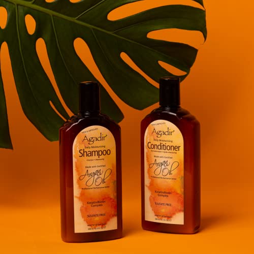 Agadir Argan Oil Daily Moisturizing Conditioner 12.4 Fl Oz - Repair & Shine