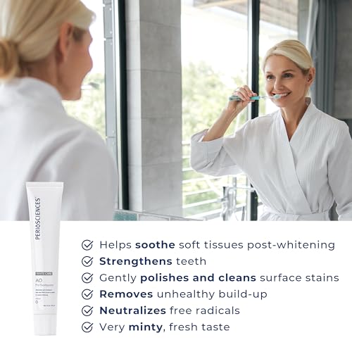 White Care Post Whitening Toothpaste with Nano Hydroxyapatite - Pack of 2, 3 fl oz