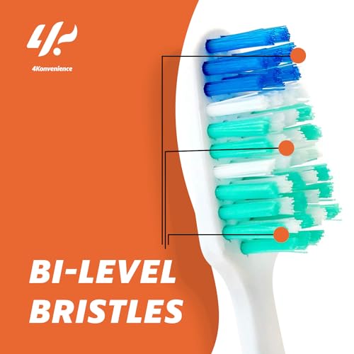 Adult 4K Logistics Soft Bristle Toothbrush Pack - 21 Count, Ergonomic Design