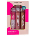 SEPHORA Collection Glossed Lip Gloss Trio Gift Set - 3 x 5 mL Glossed Lip Gloss in 01 Boss, 100 Busy and165 Iconic. | plump