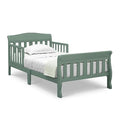 Delta Children Canton Toddler Bed - Sage, Low Profile, Safety Guardrails