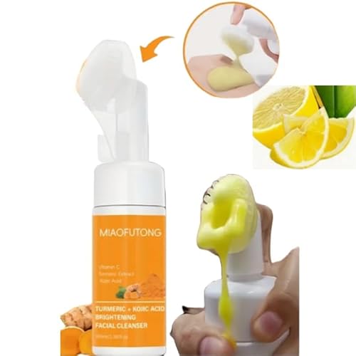 Lemon Turmeric Soap Wash and Care 8Piece Set Facial Cleanser & Soap Bar,Face & Body Cleanser, Face Wash and Natural Handmade for All Skin Types Bring a Bubble