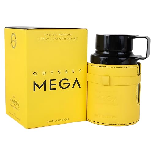 Armaf Odyssey Mega Edp Spray for Men 3.4 oz - Bold Woody Spicy Fragrance - Variation of THIS listing