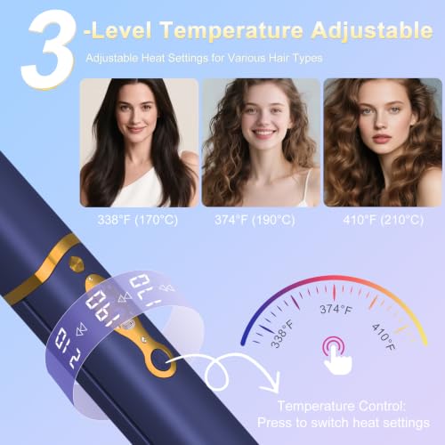 Portable Cordless Hair Straightener & Curler 2-in-1 Mini Flat Iron for Travel