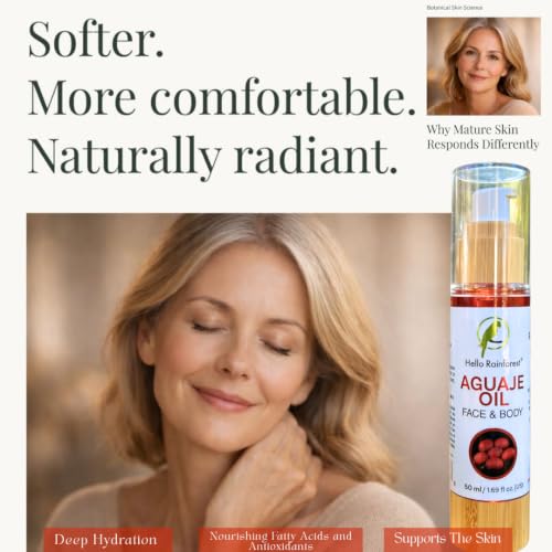 Aguaje Oil for Skin & Body - Natural Buriti Fruit Nourisher 50mL