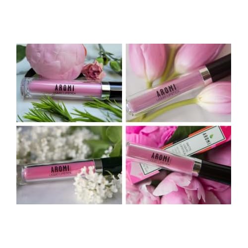 Aromi Matte Liquid Lipstick Bundle | Long-lasting, Light, Baby Pink Lip Color for Women (Light Pink Liquid Lipstick Bundle) | Matte Finish, Light Pink Lip Color, Long-Lasting, Long Wear Lip Color, Four Pink Shades