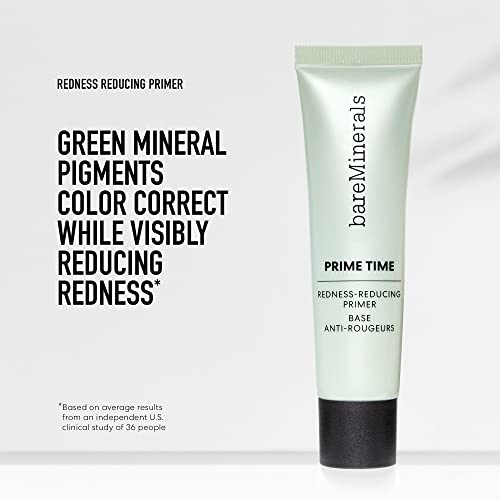 bareMinerals Prime Time Foundation Primer, 1 oz - Redness Reducing | 1 Ounce