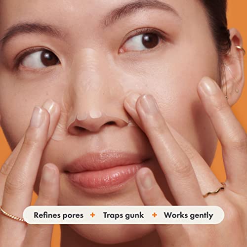 Mighty Patch Nose Pimple Patches from Hero Cosmetics, Large Hydrocolloid Pore Strips, Dermatologist Approved, Overnight, Pimple Stickers to Absorb Acne Nose Gunk, 10 Count (Pack of 2)