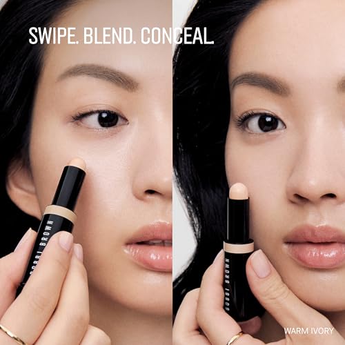 Bobbi Brown Skin Concealer Stick Warm Ivory 03 - Long-Lasting Cream for Dark Circles & Discoloration, 0.11 oz