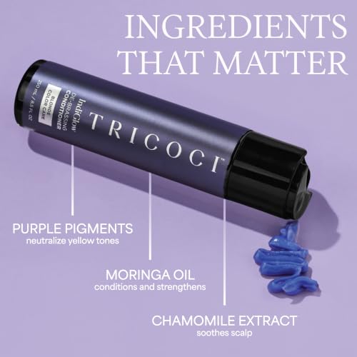 Indiglow Purple Conditioner - Debrassing Toner for Blonde Hair - Variation of THIS listing