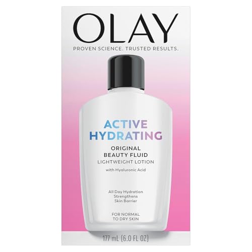 OLAY Active Hydrating Beauty Fluid Lotion Original 6 OZ - Buy Packs and SAVE (Pack of 2)