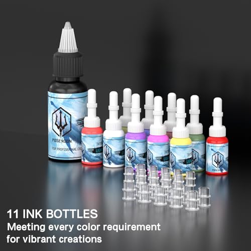 Wireless Tattoo Gun Kit with Dual Batteries for Beginners & Artists
