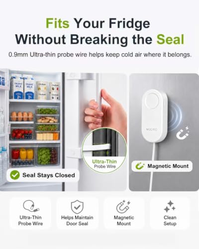 WiFi Freezer Thermometer with Hub & 2 Sensors - Remote Temperature Monitoring