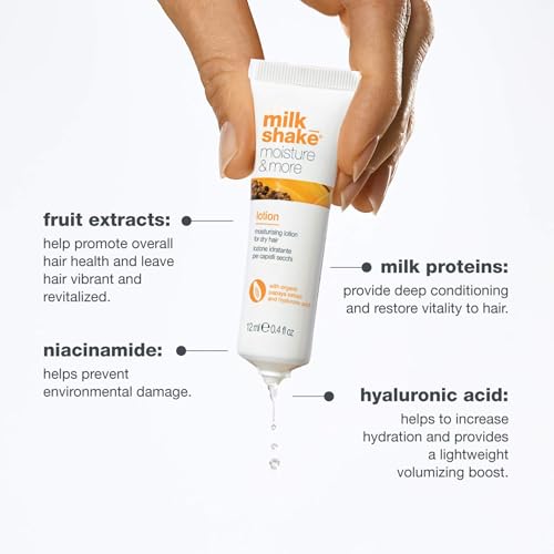 Liquid Hair Mask with Moisture & Shine for Dry Hair - 6 x 12 mL