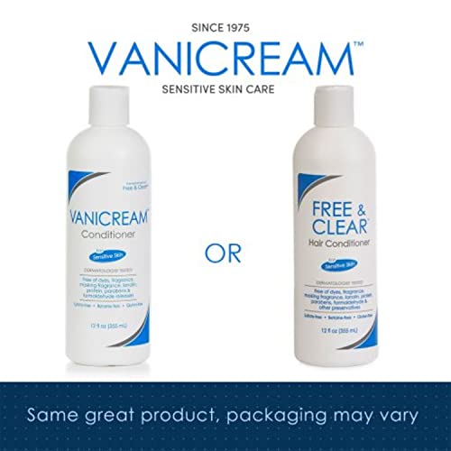 Vanicream Sensitive Skin Shampoo Conditioner & Body Wash Set - Fragrance-Free, Sulfate-Free