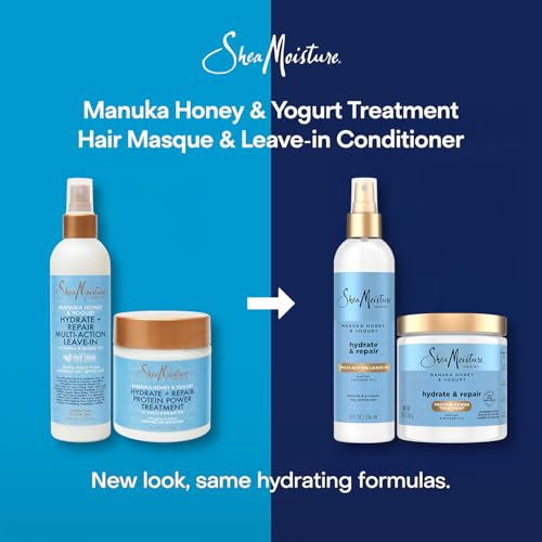 SheaMoisture Leave-In Conditioner & Hair Mask with Manuka Honey & Yogurt, 8 Oz