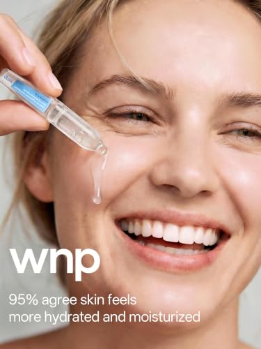 Hyaluronic Acid Face Serum Ampoules - Hydrating 3% 60 Vials for Dry Skin