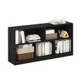 Furinno Daly Espresso 5-Cube Bookcase - Modern Horizontal Storage Organizer