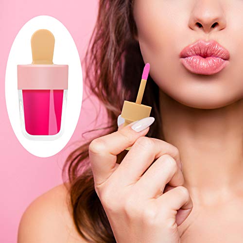Cute Ice Cream Shaped Lip Gloss Tubes - 8ml Refillable Containers, 30 Pack