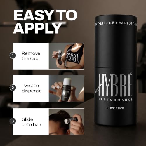 Vegan Hair Wax Stick for Edges & Flyaways - Flexible, Non-Greasy Styling