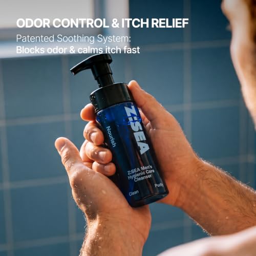 Men's Foaming Intimate Wash pH Balanced Odor Control 5.29 Oz