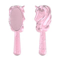 Unicorn Hair Detangler Brush for Kids & Adults - Tangle-Free, Anti-Frizz, Soft Bristles - Unicorn Hair Brush