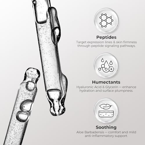 SKIN DEVA 20% Argireline Serum with Matrixyl 3000 Pure Hyaluronic Acid Serum For Face Deep Wrinkle Reducer Anti Aging Tones Skin and Stimulates Collagen Peptides Serum For Face - Pack of 2