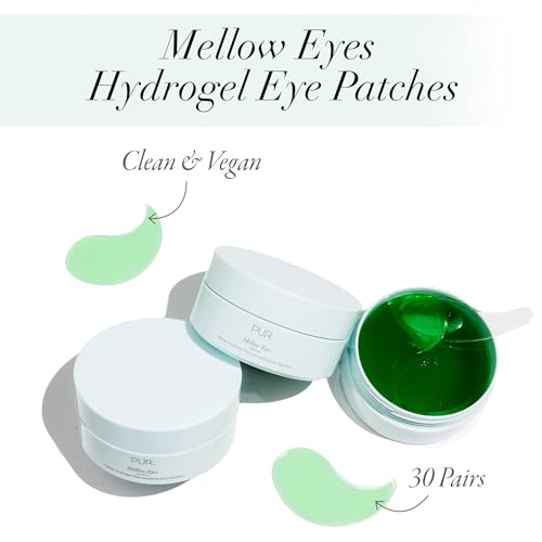 Hydrogel Under Eye Patches - Mellow Eyes Kiwi for Hydrating & Brightening