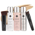 Magic Minerals AirBrush Foundation System by Jerome Alexander - Complete 5pc Spray Makeup Set with Foundation, Primer, and Setting/Finishing Spray - for Smooth, Radiant Skin (Light Medium)