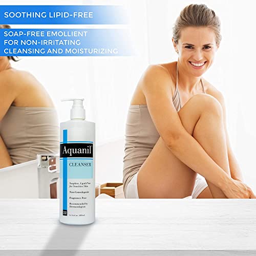 Gentle Lipid-Free Facial Cleanser for Sensitive Skin - 8 Fl Oz, Pack of 2