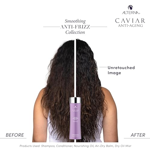 Anti-Aging Smoothing Anti-Frizz Shampoo for Medium & Thick Hair - Green Tea & Bergamot 8.5 Fl Oz