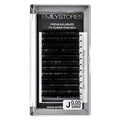 Lash Extensions 0.05mm Thickness J Curl 9mm Length Light-weight Volume Eyelashes For Eyelash Extensions(0.05,J,9mm)