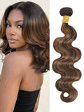 Brazilian Virgin Remy Human Hair Body Wave Bundle - Honey Blonde FB30