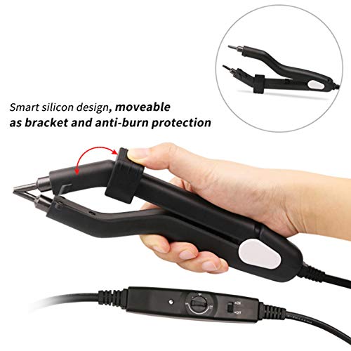 Heat Hair Connector & Fusion Iron for Hair Extensions, Adjustable Temperature