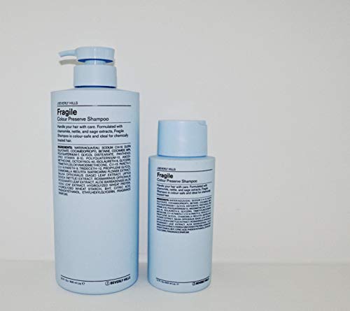 J Beverly Hills Blue Fragile Colour Preserve Shampoo 32 Oz with Sage Oil - Brighten Color