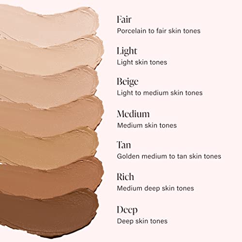 Full Coverage Foundation 2.8 oz Tan - Breathable Hydrating Cream with Vitamin E