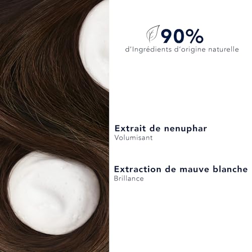 PHYTO VOLUME Volumizing Shampoo, Lightweight, For Fine Hair and Thin Hair, Instant Volume
