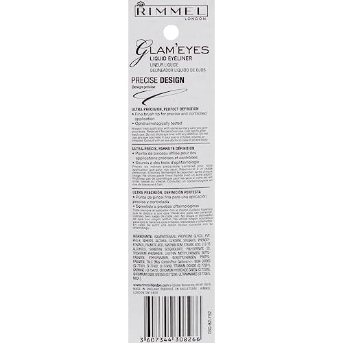 Rimmel Glam'Eyes Liquid Liner, Black Glamour
