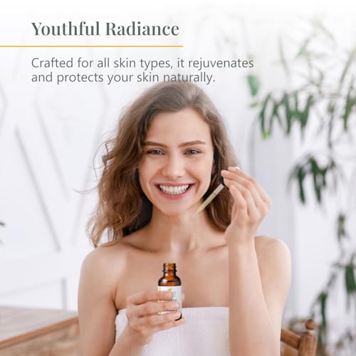 Unscented Organic Vitamin E Oil for Skin & Hair - 1 Fl Oz, Handcrafted, Non-GMO