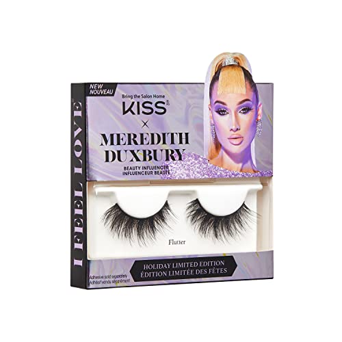 KISS X MEREDITH DUXBURY Limited Edition False Eyelashes, ¡®Flutter¡¯, 1 Pair