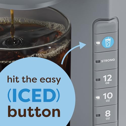 Keurig K-Iced Coffee Maker Gray - Hot & Cold Single Serve K-Cup Brewer with Removable Reservoir