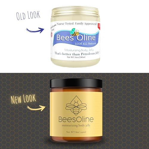 Unscented Organic Beeswax Moisturizer for Skin Healing & Dry Skin Relief - 1-8oz Jar