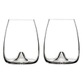 Waterford Elegance Stemless Wine Glass Pair - Crystal Modern Design