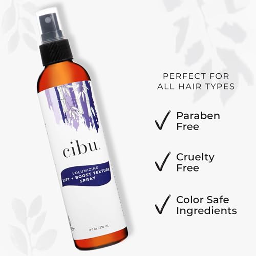 Volume Lift Texture Spray - CIBU Volumizing Hair Spray with Rice & Ginseng 8oz (Variation: Volume Lift)