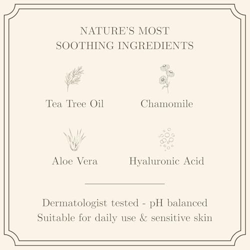 DERMORE Eyelid Cleansing Wipes with Tea Tree, Chamomile & Aloe; Daily Relief & Gentle Hygiene for Dry, Itchy Skin; Preservative-Free, Individually Wrapped for Convenient, Refreshing Skin Care - 50 Pcs