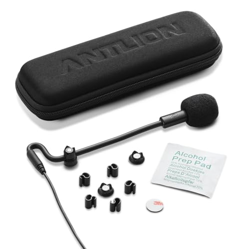 USB Gaming Microphone for Headphones - Noise Rejection, In-Line Mute, PC PS5 VR
