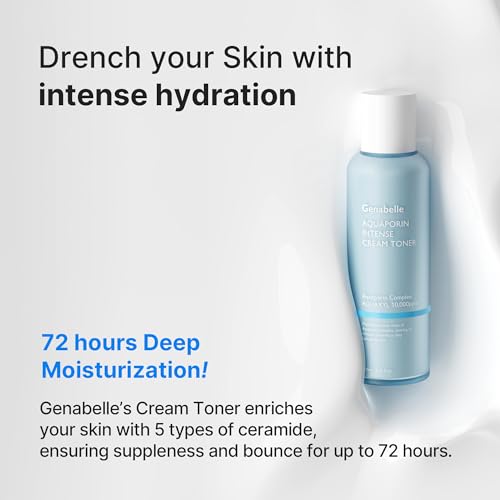 Hydrating Skin Toner with Ceramide & Panthenol - Moisturizing, Non-Sticky, Dermatologist Tested 4.05 fl oz