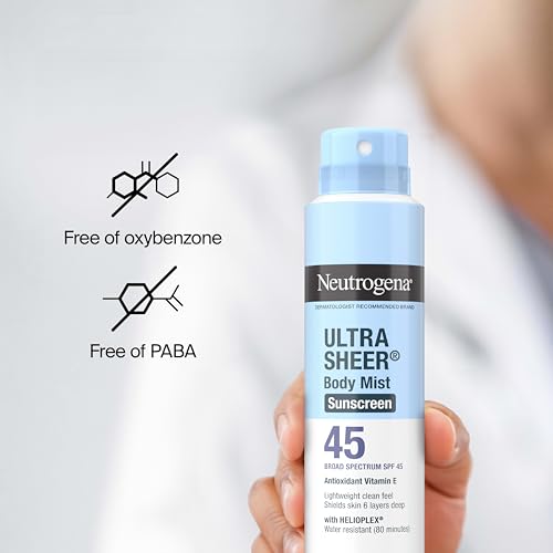 Neutrogena Ultra Sheer SPF 45 Sunscreen Spray - 2 Pack of 2.5 Fl Oz