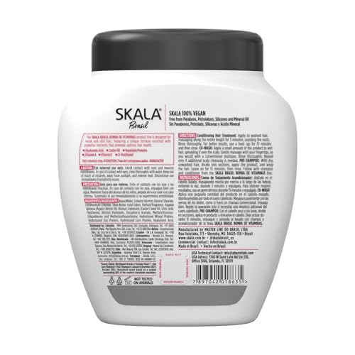 Vegan Vitamin Hair Treatment Cream & Leave-In Conditioner 3-Pack 35.2oz