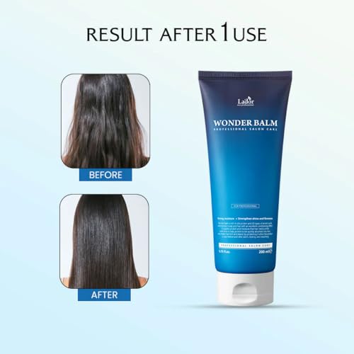 LA'DOR Wonder Balm 200ml Hair Treatment Conditioner Moisturizing Silk Protein
